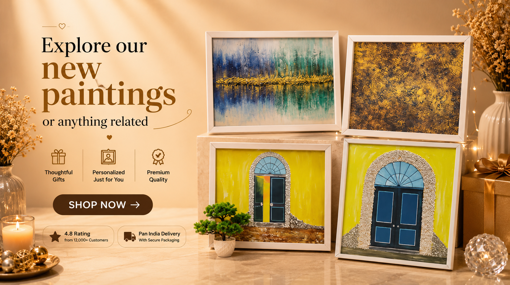 Customized Gifts & Paintings for your Loved Ones.