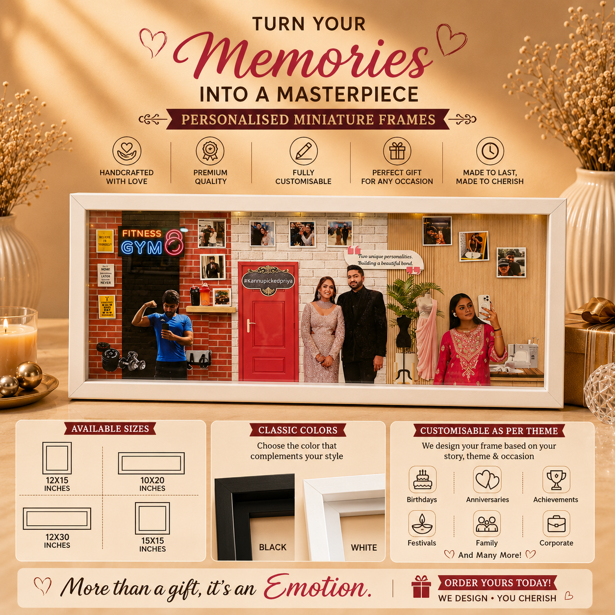 Customized Miniature Photoframe